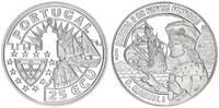 Portugal 25 Ecu König Manuel I. Portugal 25 Ecu König Manuel I. PP, 1994, Silber 1000 -