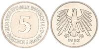 Deutschland / Bundesrepublik 5 Mark 5 DM Kursmünze 1982 G TOP-Erhaltung ! prägefrisch-stempelglanz -