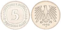 Deutschland / Bundesrepublik 5 Mark 5 DM Kursmünze 1982 D TOP-Erhaltung ! prägefrisch-stempelglanz -