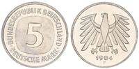Deutschland / Bundesrepublik 5 Mark 5 DM Kursmünze 1984 F TOP-Erhaltung ! prägefrisch-stempelglanz -