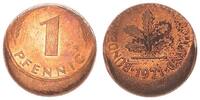 Deutschland 1 Pfennig 20 % dezentriert BRD 1 Pfennig 1971 Fehlprägung: 20% dezentriert -