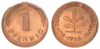 Deutschland 1 Pfennig 10-15 % dezentriert BRD 1 Pfennig 1966 G Fehlprägung: 10-15% dezentriert -