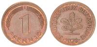 Deutschland 1 Pfennig ca. 10 % dezentriert BRD 1 Pfennig 1970 G Fehlprägung: 10 % dezentriert -