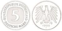 Deutschland / Bundesrepublik 5 Mark 5 DM Kursmünze 1998 F TOP-Erhaltung - Seltenes Jahr Polierte Platte (PP, Proof) -