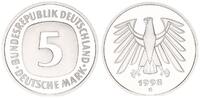 Deutschland / Bundesrepublik 5 Mark 5 DM Kursmünze 1998 G TOP-Erhaltung - Seltenes Jahr Polierte Platte (PP, Proof) -