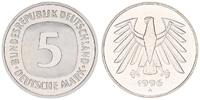 Deutschland / Bundesrepublik 5 Mark 5 DM Kursmünze 1996 A TOP-Erhaltung ! Seltenes Jahr. prägefrisch-stempelglanz -