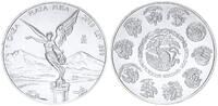 Mexiko - Libertad 1 Unze Silber Mexiko Libertad 1 Unze Silber 2013- Siegesgöttin - Adler frisst Schlange -