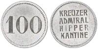 Deutschland / Kreuzer Admiral Hipper 100 Pfennig Schiffsgeld Kreuzer Admiral Hipper 100 Pfennig -