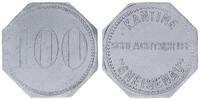 Deutschland / Schlachtschiff Gneisenau 100 Pfennig Schlachtschiff Gneisenau 100 Pfennig Aluminium für die Kantine -