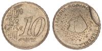 Niederlande 10 Cent Fehlprägung mit gebrochenem Stempel gepr. Niederlande Fehlprägung: 10 Cent ohne Jahr, mit gebrochenem Stempel geprägt -