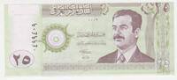 Irak 25 Dinar Irak, 25 Dinar, leicht versetzter Druck -