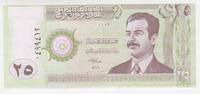 Irak 25 Dinar Irak, 25 Dinar, leicht versetzter Druck -