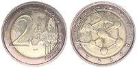Belgien 2 Euro Stempeldrehung 2 € Münze Belgien 2006 - Atomium, Stempeldrehung 100° nach rechts -