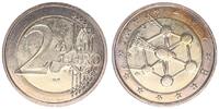 Belgien 2 Euro Stempeldrehung 2 € Münze Belgien 2006 - Atomium, Stempeldrehung 110° nach rechts -
