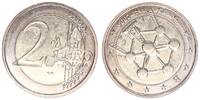Belgien 2 Euro Stempeldrehung 2 € Münze Belgien 2006 - Atomium, Stempeldrehung 130° nach rechts -
