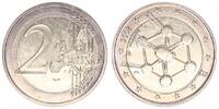 Belgien 2 Euro Stempeldrehung 2 € Münze Belgien 2006 - Atomium, Stempeldrehung 110° nach rechts -
