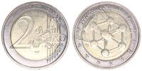 Belgien 2 Euro Stempeldrehung 2 € Münze Belgien 2006 - Atomium, Stempeldrehung 110° nach rechts -