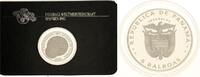 Panama 5 Balboas Panama 5 Balboas 1982 Ag Fußball WM Spanien, - Ball,Weltkugel PP -