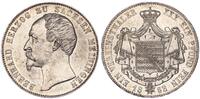 Sachsen Meiningen - Altdeutschland 1 Taler Sachsen-Meiningen 1 Taler 1862 - Herzog Bernhard Erich Freund -
