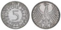 Deutschland 5 DM 5 DM Silber Kursmünze 1959 G -