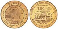 USA-Alaska Dollar Alaska Dollar 1959 THE 49th STATE -