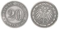 Kaiserreich 20 Pfennig 20 Pfennig 1890 F ss -