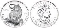 Kanada 1 Dollar - 1/2 Unze Canada 1 Dollar 2006  1/2 Unze Silber 9999 - Eastern Timber Wolf