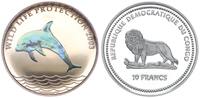 Kongo 10 Franks 2003 Kongo 10 Francs Wild Life Protection - Delfin -