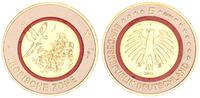 Bundesrepublik Deutschland 5 Euro Tropische Zone 5 Euro Tropische Zone 2017 prägefrisch - Münzzeichen F mit vergoldung -
