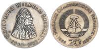 Deutschland - DDR 20 Mark 20 Mark Leibniz 1966 Silber - Deutsche Demokratische Republik -