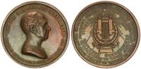 Russland Bronzemedaille Medaille auf den russischen Dichter Wassili Andrejewitsch Schukowski -