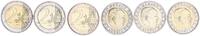 Monaco 2 Euro Kursmünzen 3 Stück Monaco 2 Euro Kursmünzen 2001, 2002 und 2003. prägefrisch 3 Stück !!! -