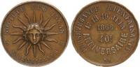 Frankreich/ Napoleon III. Medaille Valenciennes-Medaille / Token der Inka-Gesellschaft 1866 40-jähriges Bestehen -