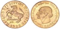Nebengebiete / Westfalen 50 Millionen Mark Westfalen 50 Millionen Mark 1923 schmaler Randstab !!! -