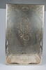 Deutschland/Russland, Wladiwostok schöne alte Jugendstil Silberplakette Jugendstil Silberplakette August 1907 Wladiwostok vz, bestens