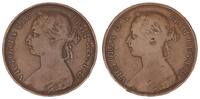 Großbritannien 1 Penny Großbritannien 1 Penny Queen Victoria 2x Portraitseite aus 2 Münzen -