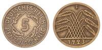 Deutschland / Weimar 5 Pfennig 5 Pfennig 1923 F seltenes Jahr/Mzz. -