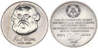Deutschland - DDR 20 Mark 20 Mark 1983 Karl Marx 100. Todestag - Deutsche Demokratische Republik -