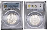 Germany, Weimar Rep. 3 Mark 3 Reichsmark Marburg 1927 A PCGS zertifiziert -