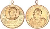 Kaiserreich Medaille "Wilhelm II deutscher Kaiser u. Köni Medaille Wilhelm II deutscher Kaiser u. König - Prinz Friedrich Karl v. Hessen -