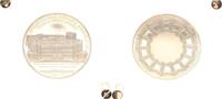 Deutschland -Berlin Silbermedaille Berliner Schloss Berliner Schloss nach Christian Wermuth 1704 in Acrylblock -