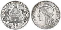 Frankreich Medaille France Silbermedaille 33mm,17,2g CAISSE D´ÉPARGNE DE TROYES ADMINISTRATION -