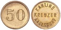 Deutschland / Kreuzer Karlsruhe 50 Pfennig Kreuzer Karlsruhe 50 Pfennig für die Kantine -