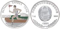 Nordkorea 500 Won 1 Unze Silber Nordkorea 500 Won 1995 1 Unze Silber, PP Farbe, Olympia -