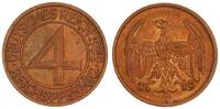 Weimar 4 Pfennig Weimar 4 Reichspfennig 1932 J -