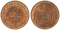 Weimar 4 Pfennig Weimar 4 Reichspfennig 1932 D -