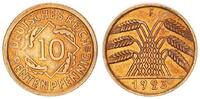 Deutschland / Weimar 10 Pfennig 10 Pfennig J.309 1923 F seltenes Jahr/Mzz. und Erhaltung -