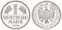 Deutschland 1 DM 1 DM Kursmünze 1958 D PP Auflage 200 Exemplare!!! -