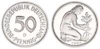 Deutschland / Bundesrepublik 50 Pfennig 50 Pf. Kursmünze 1995 D TOP-Erhaltung-Seltenes Jahr -