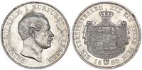 Hessen Kassel - Kurfürstentum Taler 1 Vereinsthaler Taler 1863 Hessen-Kassel Kurfürst Friedrich Wilhelm I (1847-1866) -
